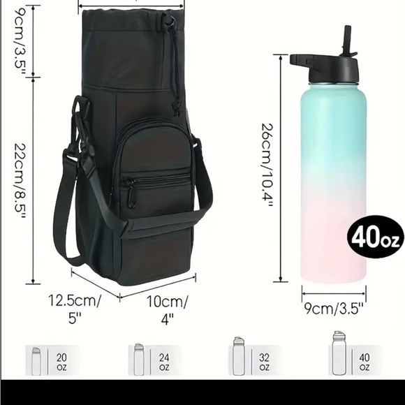 Insulated Bottle Carrier Holder Bag - Picture 3 of 10